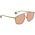 Gucci Orange Asian Fit Geometric Ladies Sunglasses GG0437SA 003 60