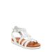 Wonder Nation Woven Gladiator Sandal (Little Girls & Big Girls)