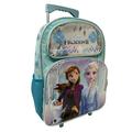 Disney Frozen 2 Elsa & Anna 16" Large Rolling/Roller Backpack