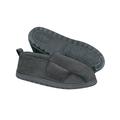 Adjustable Swollen Feet Loafers, Mens House Shoe Slippers, Black, XL