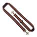 TOPTIE Cotton Strap For Shoulder Bags and Luggage 50" Adjustable Belt with Swivel Hooks-Coffee