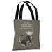 Fun and Games - Stone Grey Tote Bag by Dog is Good Tote Bag - 18x18