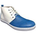 AMERICAN SHOE FACTORY Leather Lined Uppers Blue White Chukka, Men
