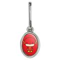 The Flash Cute Chibi Character Antiqued Oval Charm Clothes Purse Suitcase Backpack Zipper Pull Aid