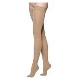 232 Cotton Open Toe Thigh Highs w/Grip Top - 20-30 mmHg Short SIG232COS-P