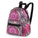 Zodaca Bright Kids Children Small Backpack Adjustable Shoulder Straps Bag (Size: 16.5"L x 5.5"W x 12"H)