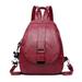 Leather Vintage Women Lady Travel Backpack Rucksack Shoulder Bag Mini Backpack Girls Backpack Fashion Backpack Lightweight School Bag