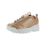 Fila Womens Disruptor II Premium Faux Leather Chunky Sneakers