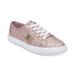 G by Guess Women's Backer2 Lace Up Leather Quilted Pattern Sneakers Shoes Pink (9.5)