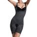 Fullness Womens Bamboo Natural Fiber Magic Slim Body Full Body Suit Shaper, L/XL
