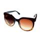 Converse Mens Black Tortoise Plastic Round Sunglass, Gradient Lens H107