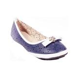 Women Ballerina Two-Color Flats with Bow Buckle, Compfy Ladies Classic Slip Ons