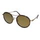 New Sunday Somewhere Roso Womens/Ladies Round Full-Rim Mirrored Dark Chocolate Tortoise High Quality Distinct Hand Made Gorgeous Frame Mirrored Brown Lenses 53-20-145 Sunglasses/Shades