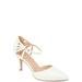 Brinley Co. Womens Cut-out Ankle Strap Pump