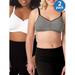 Leading Lady Maternity Casual Comfort Softcup Nursing Bra 2 Pack, Style 4001
