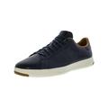 Cole Haan Men's Grandpro Tennis Blazer Blue Hand Stain Suede Shoe - 11M