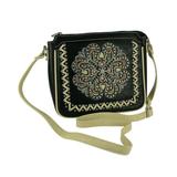 Montana West Concho Collection Floral Embossed Crossbody Purse