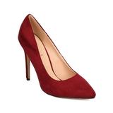 New Women Betani Ediva-1 Faux Suede Pointy Toe Single Sole Stiletto Pump