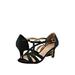 Blossom Valerie 3 Women's Peep Toe Crystal Strappy Heels