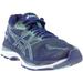 asics women's gel-nimbus 20 running shoe, indigo blue/indigo blue/opal green, 6.5 2a us