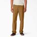 Dickies Men's Skateboarding Slim Fit Pants - Brown Duck Contrast Topstitch Size 32 X 34 (WPSK94)