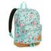 No Boundaries Mint Floral Backpack