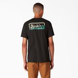 Dickies Men's Skateboarding Split Graphic T-Shirt - Black Size L (WSSK1)