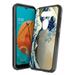 Capsule Case Compatible with LG Aristo 5 / Aristo 5+ [Hybrid Gel Design Slim Thin Fit Soft Grip Black Case Protective Cover] for LG Aristo 5 LMK300 (The Great Wave off Kanagawa)