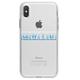 DistinctInk Clear Shockproof Hybrid Case for iPhone XS Max (6.5 Screen) - TPU Bumper Acrylic Back Tempered Glass Screen Protector - Lawyer Elements Periodic Table