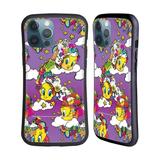 Head Case Designs Officially Licensed Looney Tunes Patterns Tweety Purple Hybrid Case Compatible with Apple iPhone 13 Pro Max