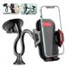 TSV Universal Long Arm Phone Mount Cradle with Suction Cup for Windshield Dashboard Car Air Vent Cell Phone Mount Holder for iPhone 13/ 13 Mini/ 13 Pro Max Android Devices