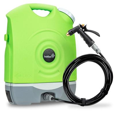 Ivation Multipurpose Portable Spray Washer w/Water Tank – Built in Rechargeable 2200 mAh Lithium Battery and 12v Car Plug