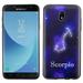 Slim-Fit Case for Samsung Galaxy J7 Crown / J7 Aura / J7 Star / J7 Refine OneToughShield Â® Scratch-Resistant TPU (Black Bezel) Protective Phone Case - Zodiac / Scorpio