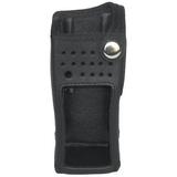 Replacement for Motorola PMNN4448 Two Way Radio Tough Nylon Carry Case Holster with Fixed Belt Loop