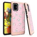 Capsule Case Compatible Galaxy A51 5G [Cute Women Girly Design Slim Thin Fit Soft Grip Carbon Protective Baby Pink Phone Case Cover] for Samsung Galaxy A51 5G SM-A516U (Pink Cupcake)