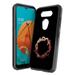 Capsule Case Compatible with LG K31 [Hybrid Gel Design Slim Thin Fit Soft Grip Black Case Protective Cover] LG K31 Spectrum Mobile Phone LMK300QM (Jesus Crown of Thorns)