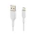 BELKIN CAA001bt1MWH BOOST CHARGE White Lightning to USB-A Cable 3.28 ft. (1 m)