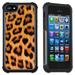 Apple iPhone 6 Plus / iPhone 6S Plus Cell Phone Case / Cover with Cushioned Corners - Faux Leopard Fur