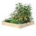 4 ft x 4 ft Pine Wood Raised Garden Bed - 48" W x 48" L x 7" H