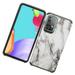 Case for Samsung Galaxy A52 5G Stylish Design Armor Dual Layer 2 in 1 Rubberized TPU Hybrid Protection Slim Cover for Galaxy A52 5G by Xcell - Marble White
