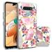 CoverON LG K51 / Reflect Case Marble Flowe Glitter Design Scratch Resistent Phone Cover