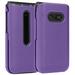 Case for LG Wine 2 LTE Nakedcellphone [Purple] Protective Snap-On Hard Shell Cover [Grid Texture] for the LG Wine 2 LTE Flip Phone (LM-Y120) from US Cellular