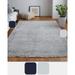 Ramey Vintage Space Dyed Wool Rug, Warm Gray/Blue, Accent Rug