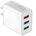 USB Charger Cube Wall Charger Plug 3.1A 3-Muti Port USB Adapter Power Plug Charging Station Box Base Replacement for iPhone 11 Pro Max/X/8/7 iPad Samsung Phones and More USB Wall Charging Block
