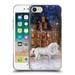 Head Case Designs Officially Licensed Simone Gatterwe Horses Christmas Time Soft Gel Case Compatible with Apple iPhone 7 / 8 / SE 2020 & 2022