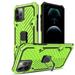 Elegant Choise for iPhone 12 Case - 12 mini 5.4 /12 6.1 /12 Pro 6.1 /12 Pro Max 6.7 Phone Dual-Layers Hybrid Shockproof Bumper Case with 360Â°Ring Stand Holder for iPhone 12 2020 Release Green