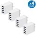 Wall Charger Plug 4-Pack 3.1A 4-Muti Port USB Adapter Power Plug Charging Station Box Base Replacement for iPhone 11 Pro Max/X/8/7 iPad Samsung Phones and More USB Wall Charging Block