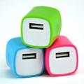 Spark Electronic 3 PC Dual Color 2-Tone Universal USB Travel Home 1.0 AMP Power Adapter Wall Charger Plug for iPhone 7/7 plus 6/6 plus 5S 5 Samsung Galaxy S5 S4 S3 HTC One M8 LG G2 G3 L1