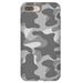Screenflair Designer Case for iPhone 7 | iPhone 8 | iPhone SE 2020 | Lightweight | Dual-Layer | Drop Test Certified | Wireless Charging Compatible - Gray Camo Design