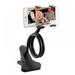 Cell Phone Holder Cell Phone Clip on Stand Holder with Grip Flexible Long Arm Gooseneck Bracket Mount Clamp for Bed Desktop